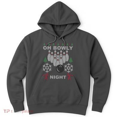 Oh Bowly Night Ugly Christmas Hoodie