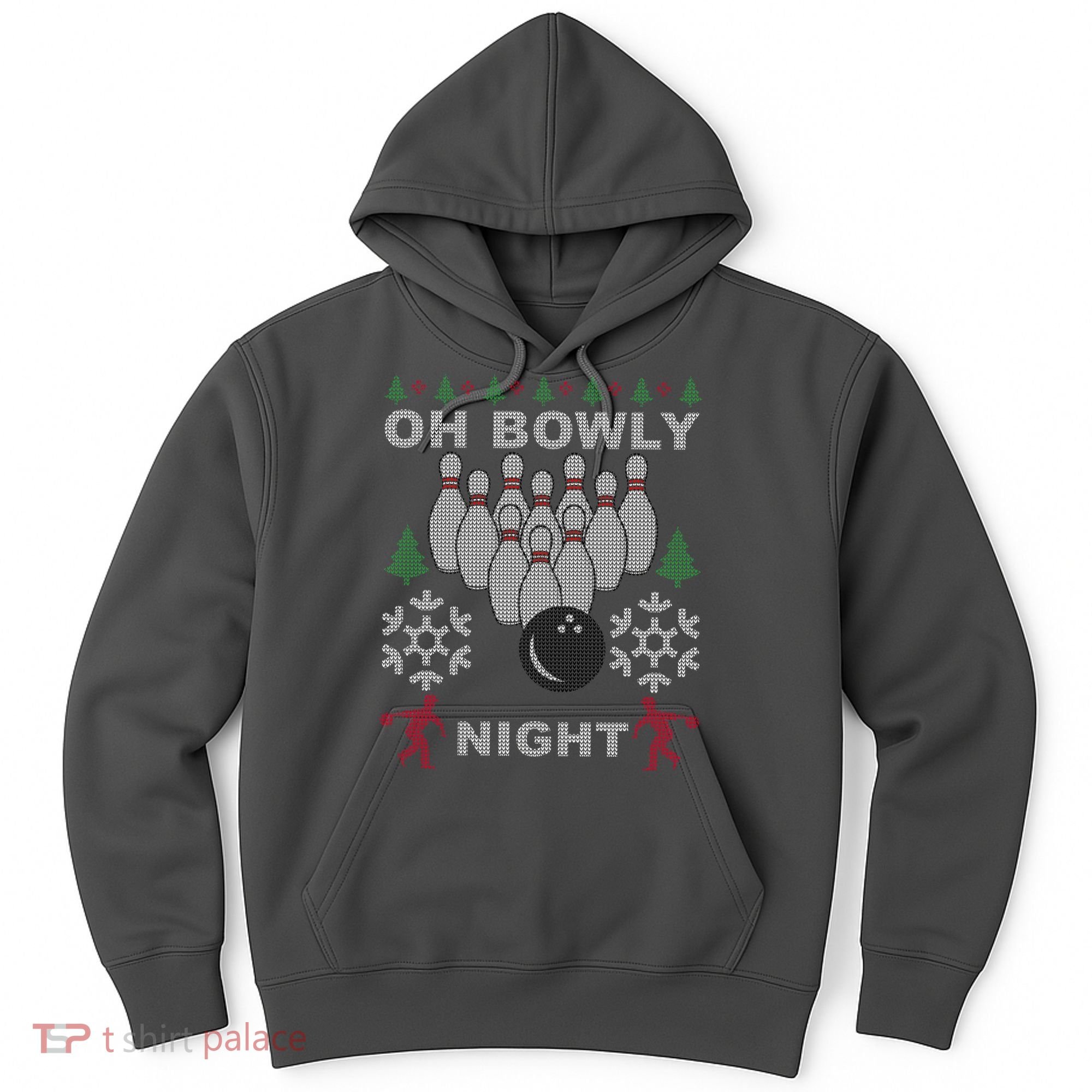 Oh Bowly Night Ugly Christmas Hoodie