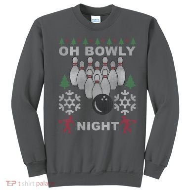Oh Bowly Night Ugly Christmas Sweatshirt