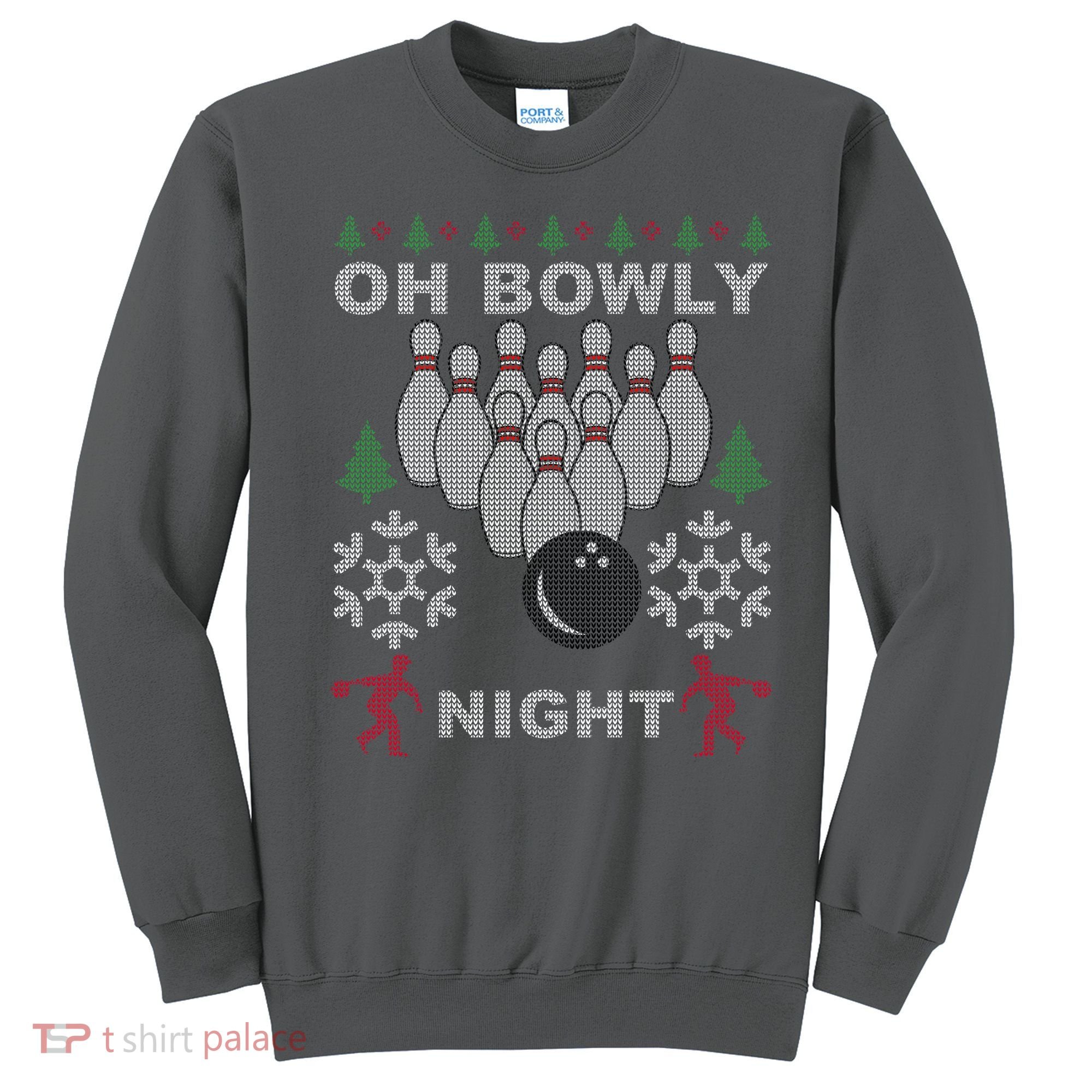 Oh Bowly Night Ugly Christmas Sweatshirt