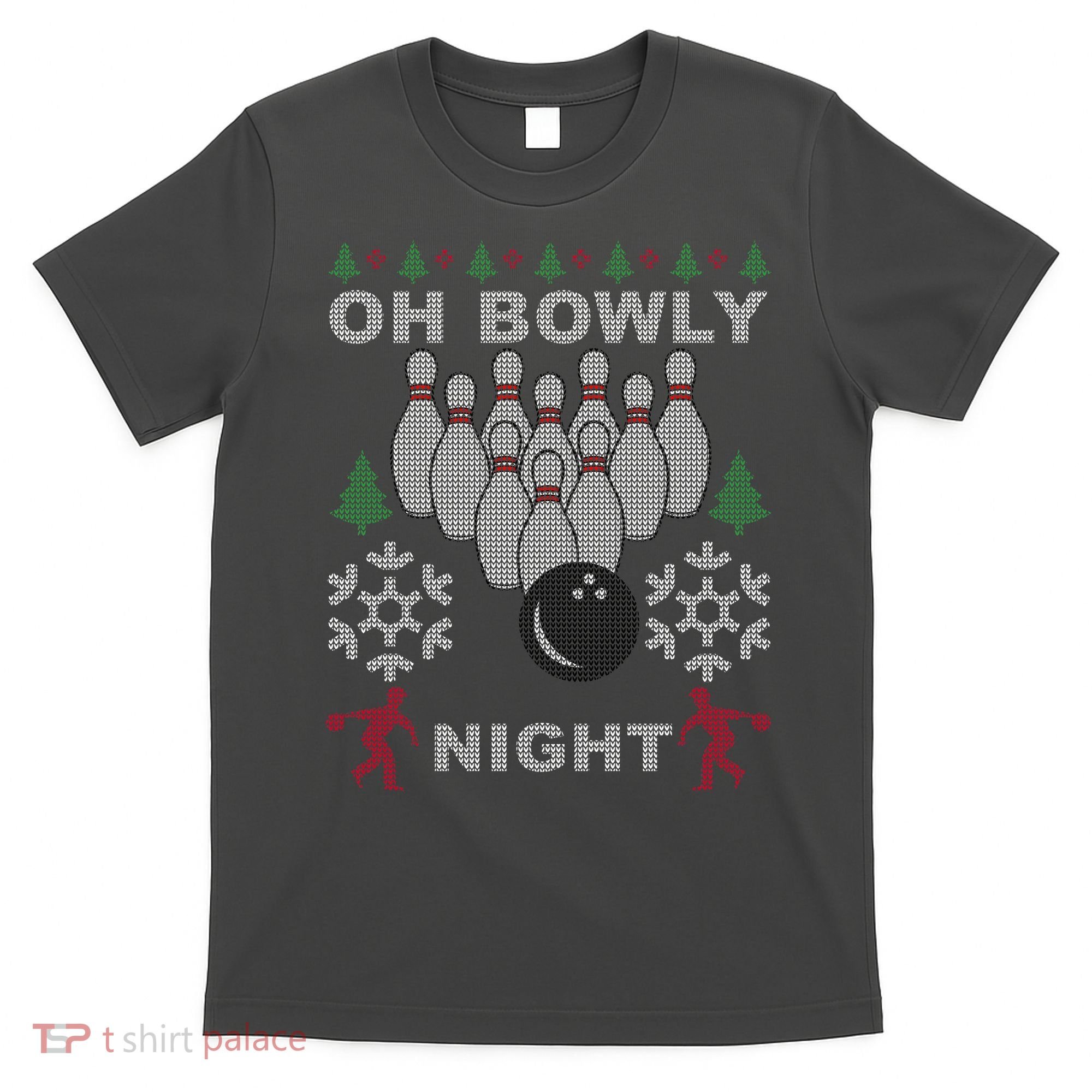Oh Bowly Night Ugly Christmas T-Shirt