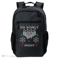 Oh Bowly Night Ugly Christmas Backpack thumb 0