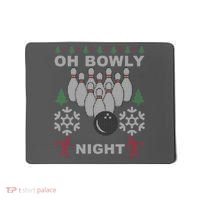 Oh Bowly Night Ugly Christmas Mousepad thumb 0