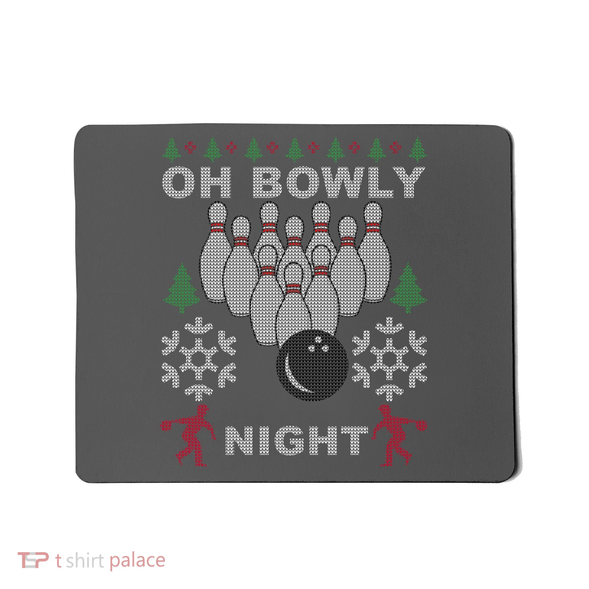 Oh Bowly Night Ugly Christmas Mousepad