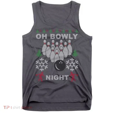Oh Bowly Night Ugly Christmas Tank Top