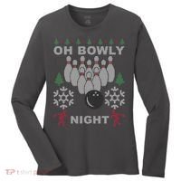 Oh Bowly Night Ugly Christmas Women's Long Sleeve Shirt thumb 0