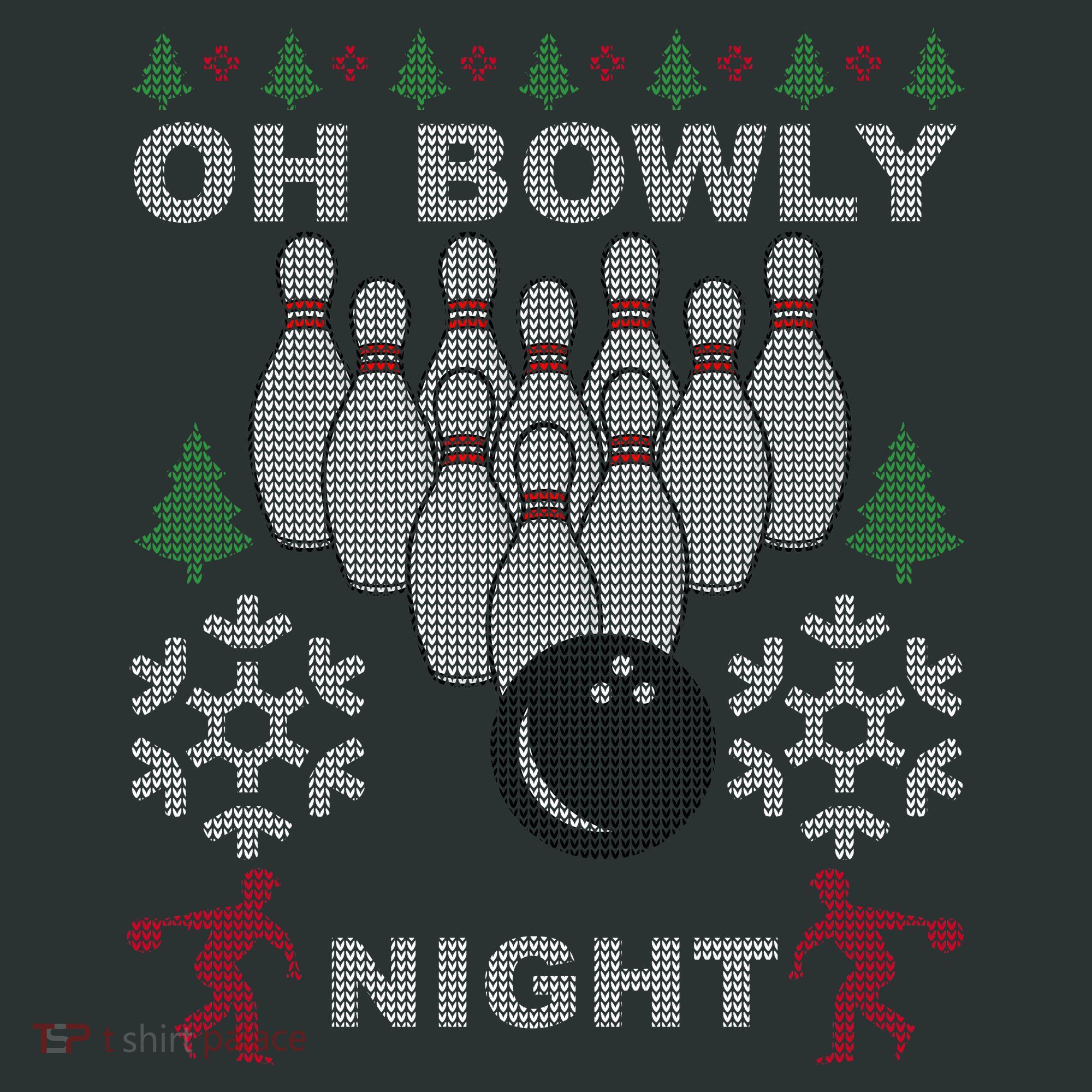 Oh Bowly Night Ugly Christmas Women's Long Sleeve Shirt