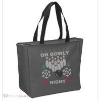 Oh Bowly Night Ugly Christmas Tote Bag thumb 2