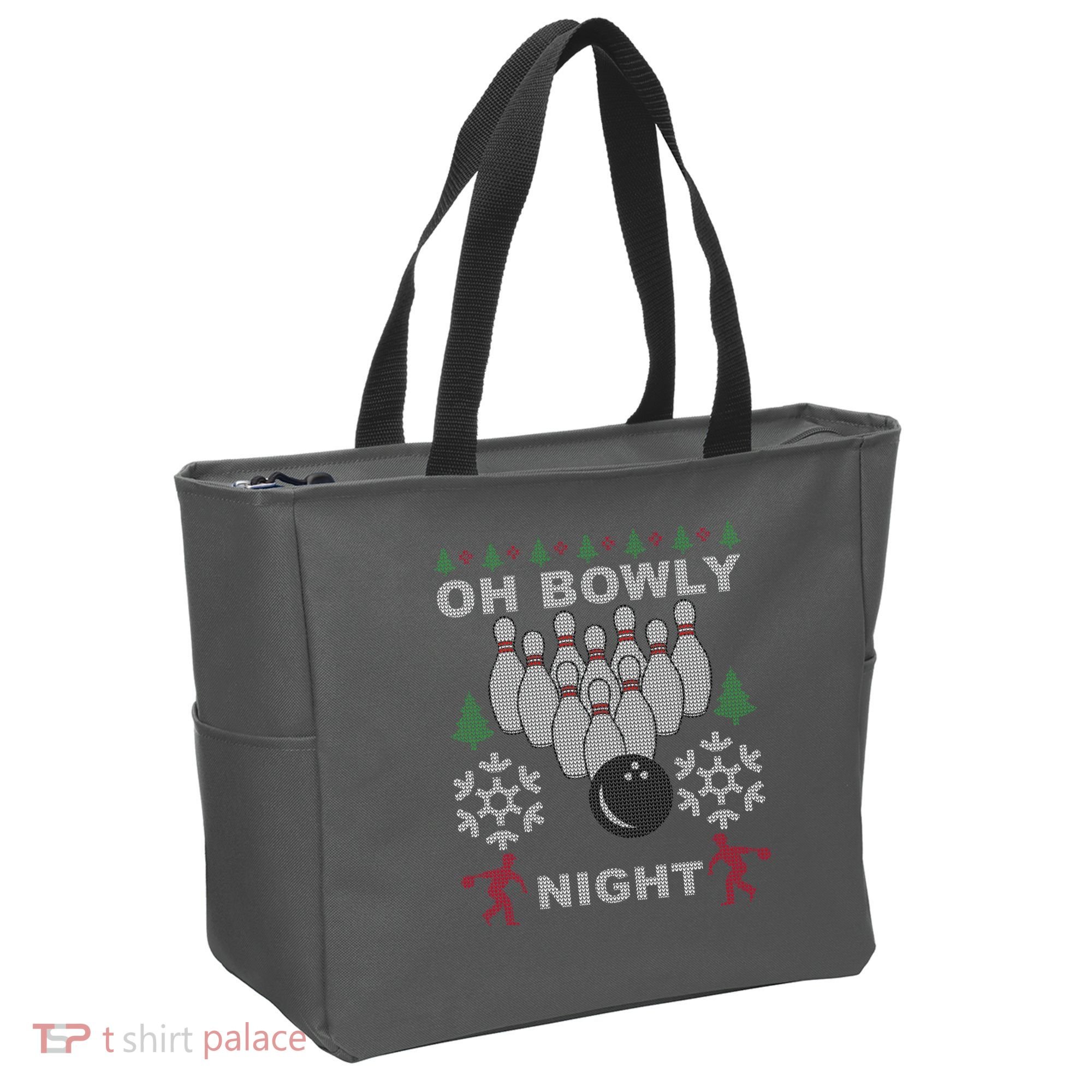 Oh Bowly Night Ugly Christmas Tote Bag