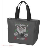 Oh Bowly Night Ugly Christmas Tote Bag thumb 3