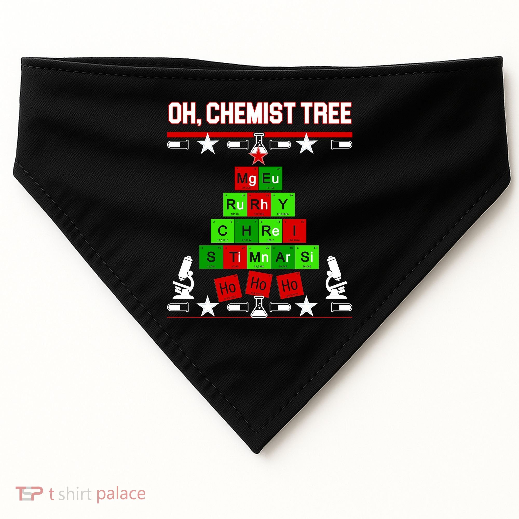 Oh Chemist Tree USA-Made Doggie Bandana