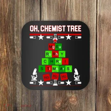 Oh Chemist Tree Coaster