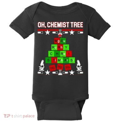 Oh Chemist Tree Baby Bodysuit