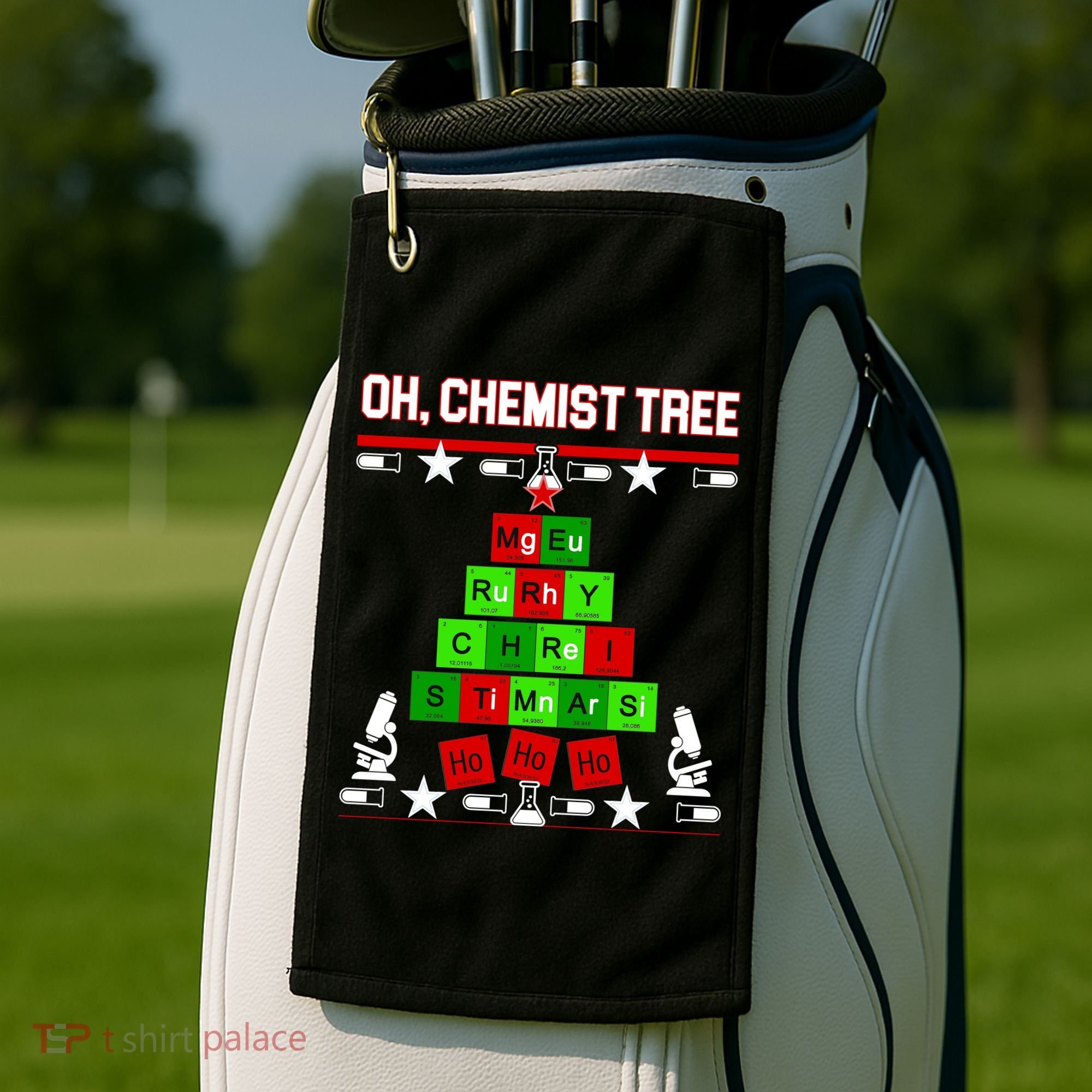 Oh Chemist Tree Golf Towel