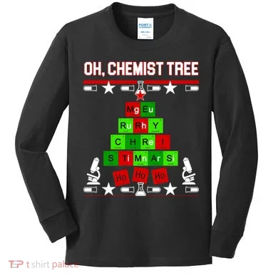 Oh Chemist Tree Kids Long Sleeve Shirt