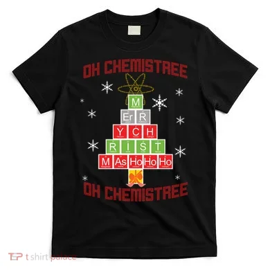 Oh Chemist Tree Funny Christmas T-Shirt