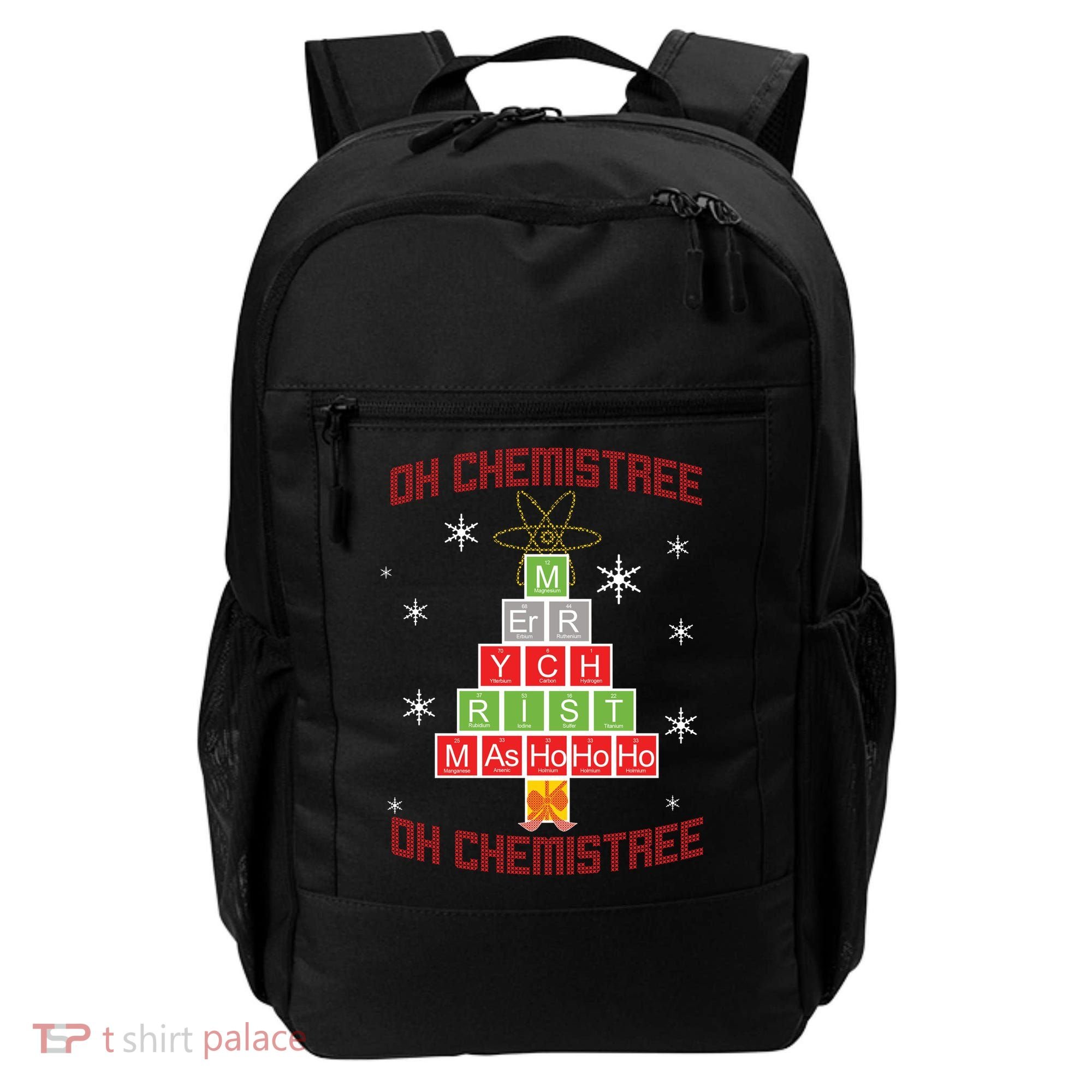 Oh Chemist Tree Funny Christmas Backpack