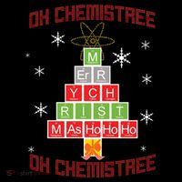 Oh Chemist Tree Funny Christmas Coaster thumb 2
