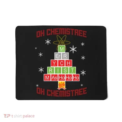 Oh Chemist Tree Funny Christmas Mousepad