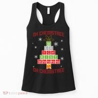 Oh Chemist Tree Funny Christmas Women's Tank Top thumb 0