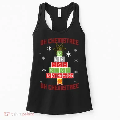 Oh Chemist Tree Funny Christmas Women's Tank Top