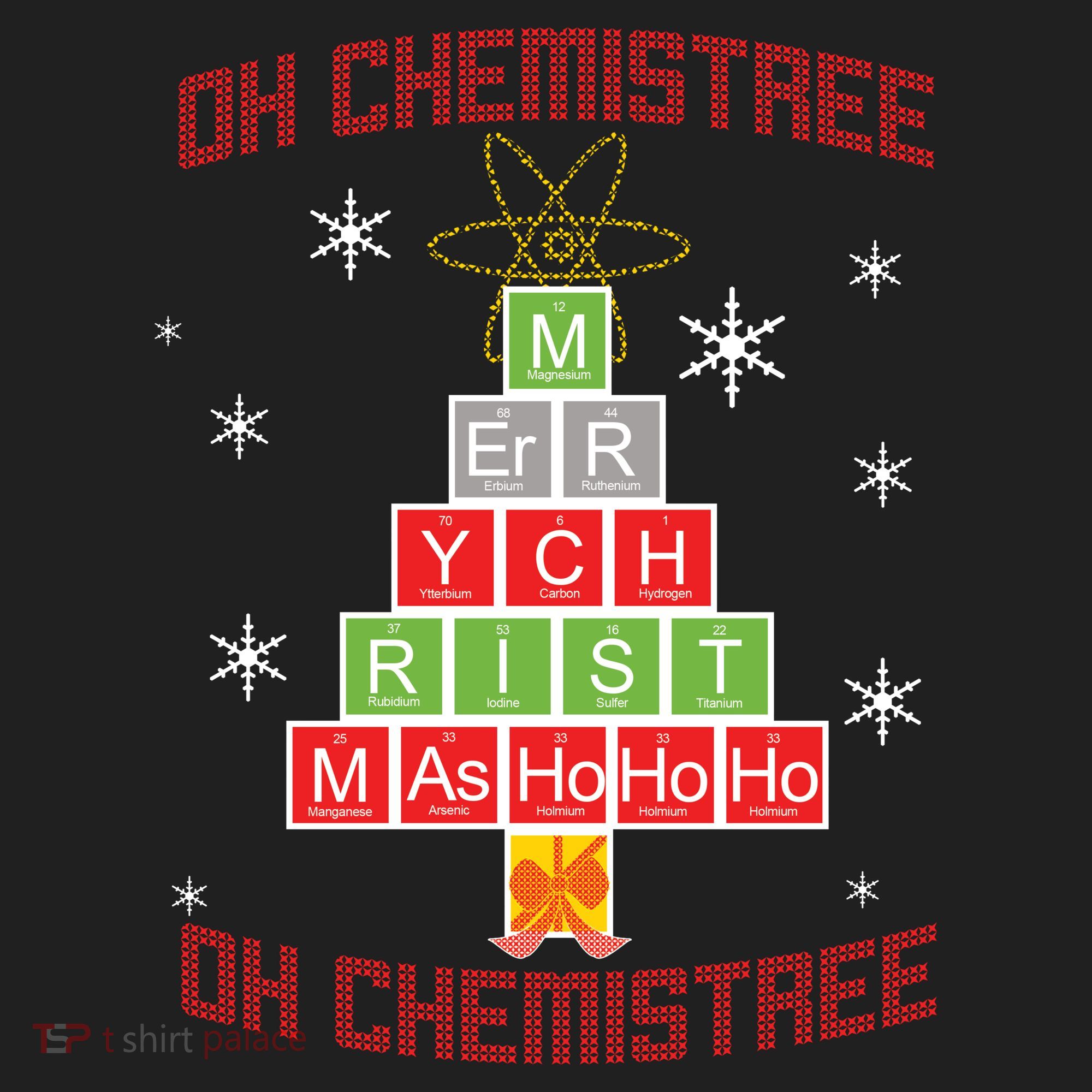 Oh Chemist Tree Funny Christmas Hat