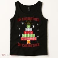 Oh Chemist Tree Funny Christmas Tank Top thumb 2