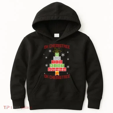 Oh Chemist Tree Funny Christmas Kids Hoodie