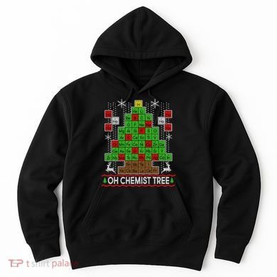 Oh Chemist Tree Ugly Christmas Sweater Hoodie