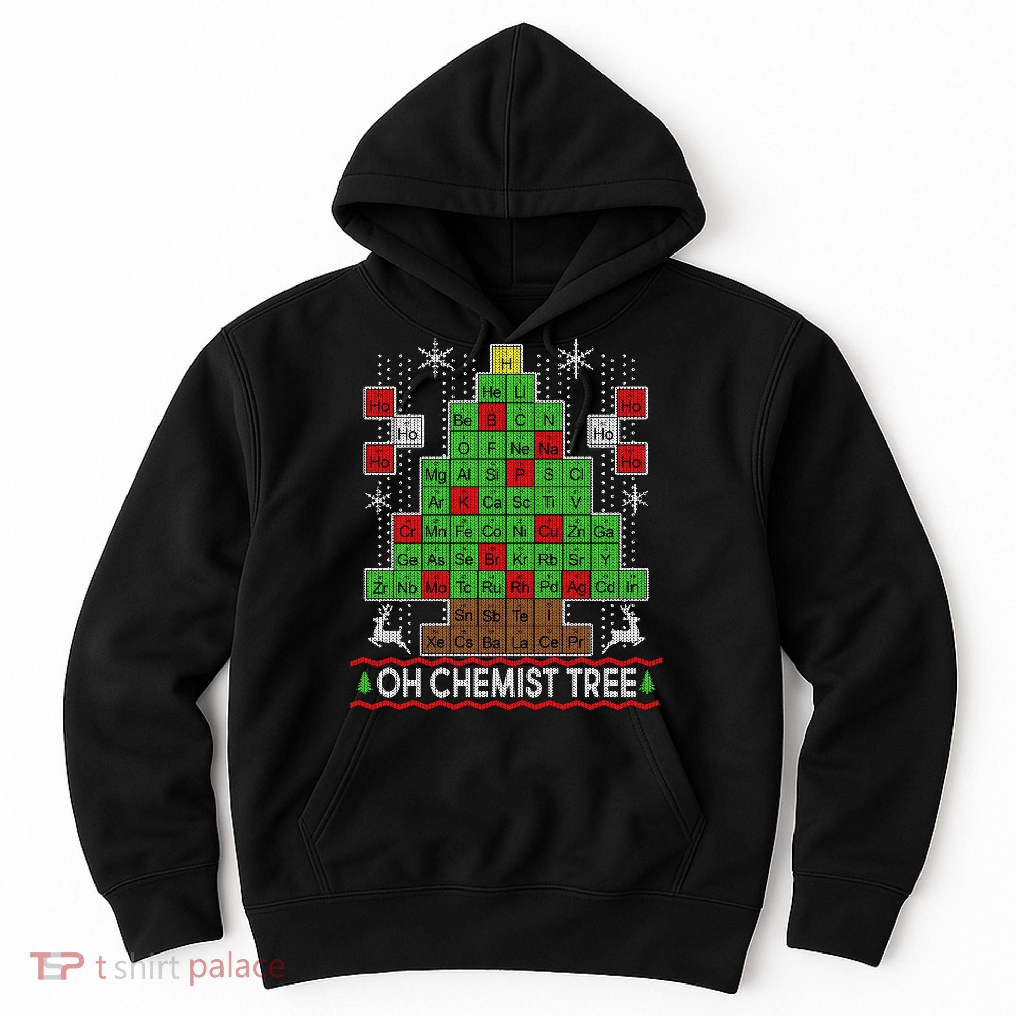 Oh Chemist Tree Ugly Christmas Sweater Hoodie