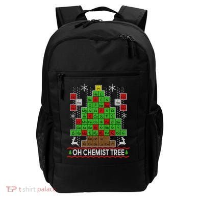 Oh Chemist Tree Ugly Christmas Sweater Backpack