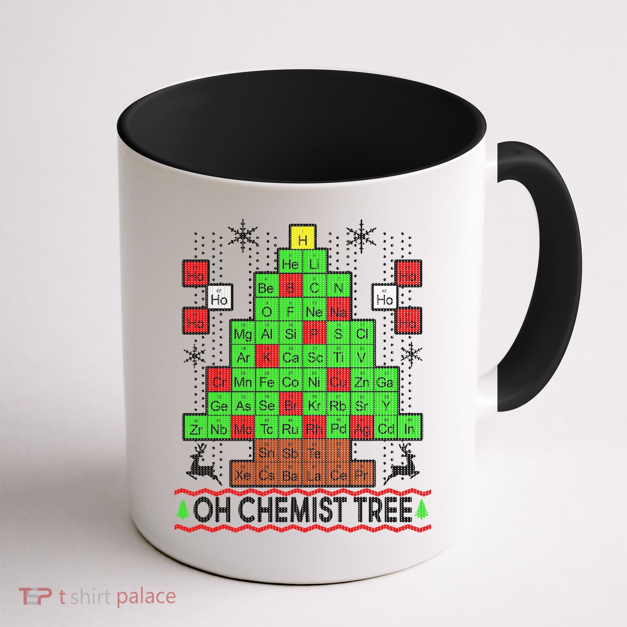 Oh Chemist Tree Ugly Christmas Sweater Coffee Mug