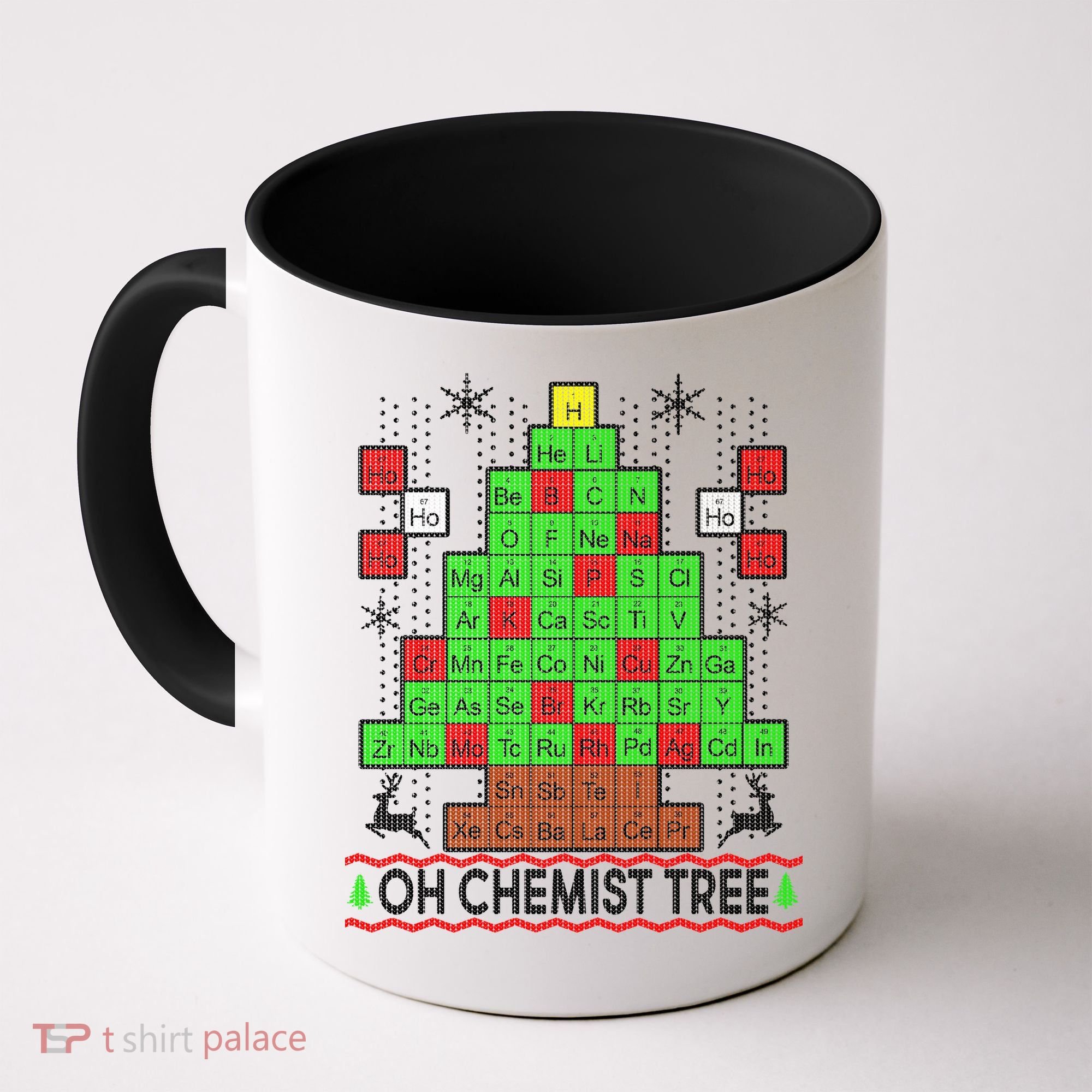 Oh Chemist Tree Ugly Christmas Sweater Coffee Mug