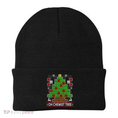 Oh Chemist Tree Ugly Christmas Sweater Beanie