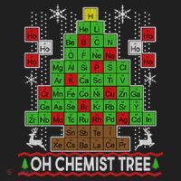 Oh Chemist Tree Ugly Christmas Sweater Beanie thumb 2