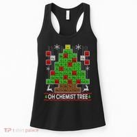 Oh Chemist Tree Ugly Christmas Sweater Women's Tank Top thumb 0