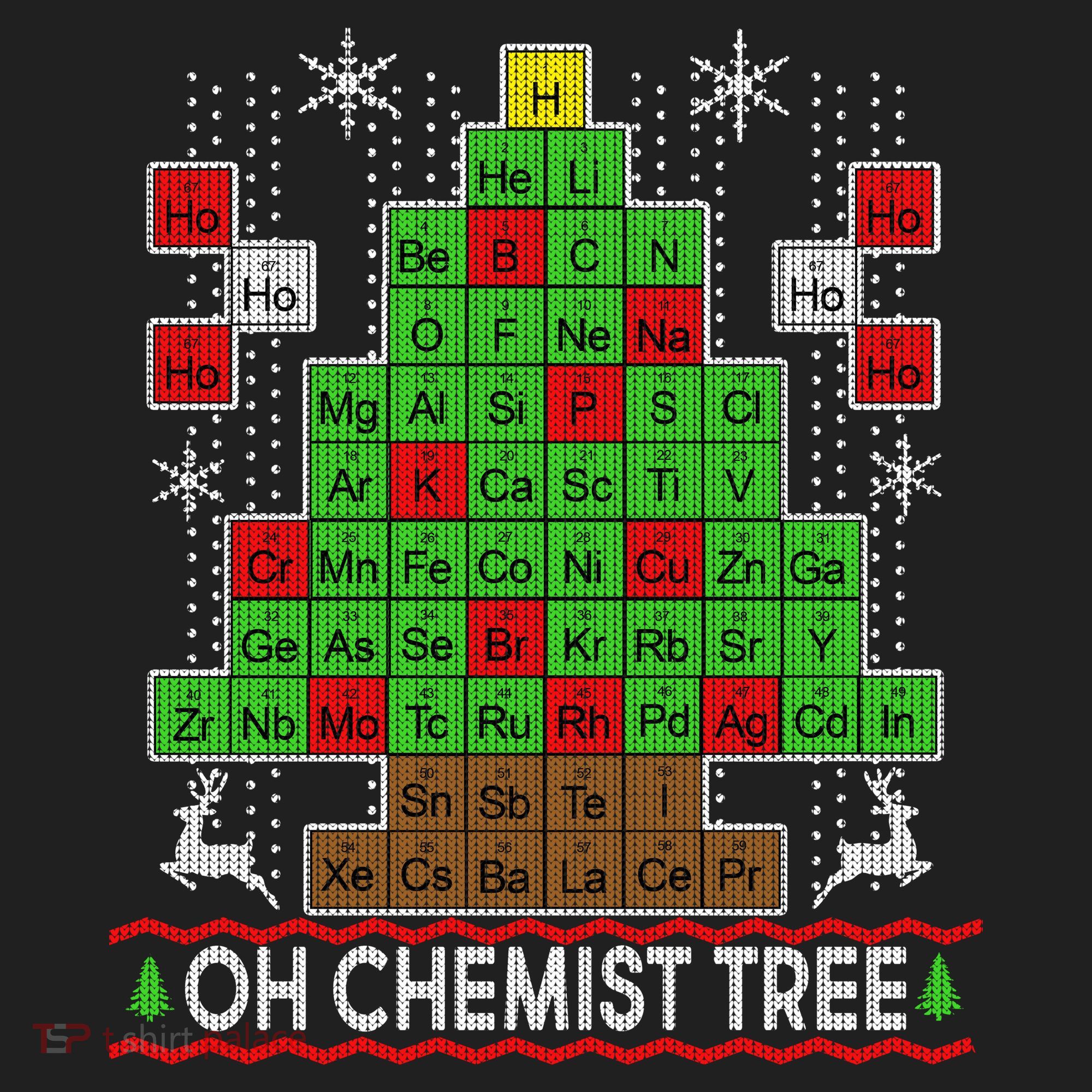 Oh Chemist Tree Ugly Christmas Sweater Hat