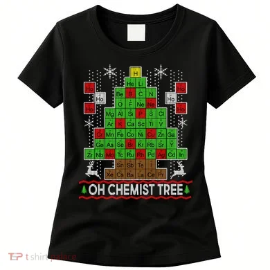 Oh Chemist Tree Ugly Christmas Sweater Women's T-Shirt