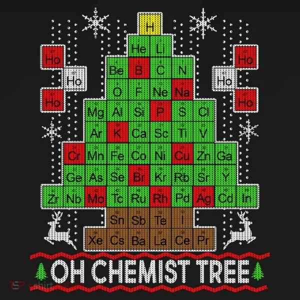 Oh Chemist Tree Ugly Christmas Sweater Kids Sweatshirt
