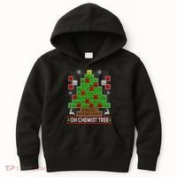 Oh Chemist Tree Ugly Christmas Sweater Kids Hoodie thumb 0