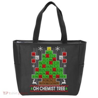 Oh Chemist Tree Ugly Christmas Sweater Tote Bag