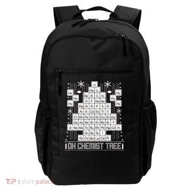 Oh Chemistry Tree Chemist Ugly Christmas Sweater Backpack