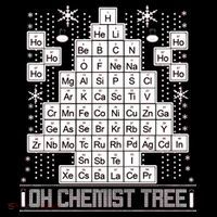 Oh Chemistry Tree Chemist Ugly Christmas Sweater Backpack thumb 2
