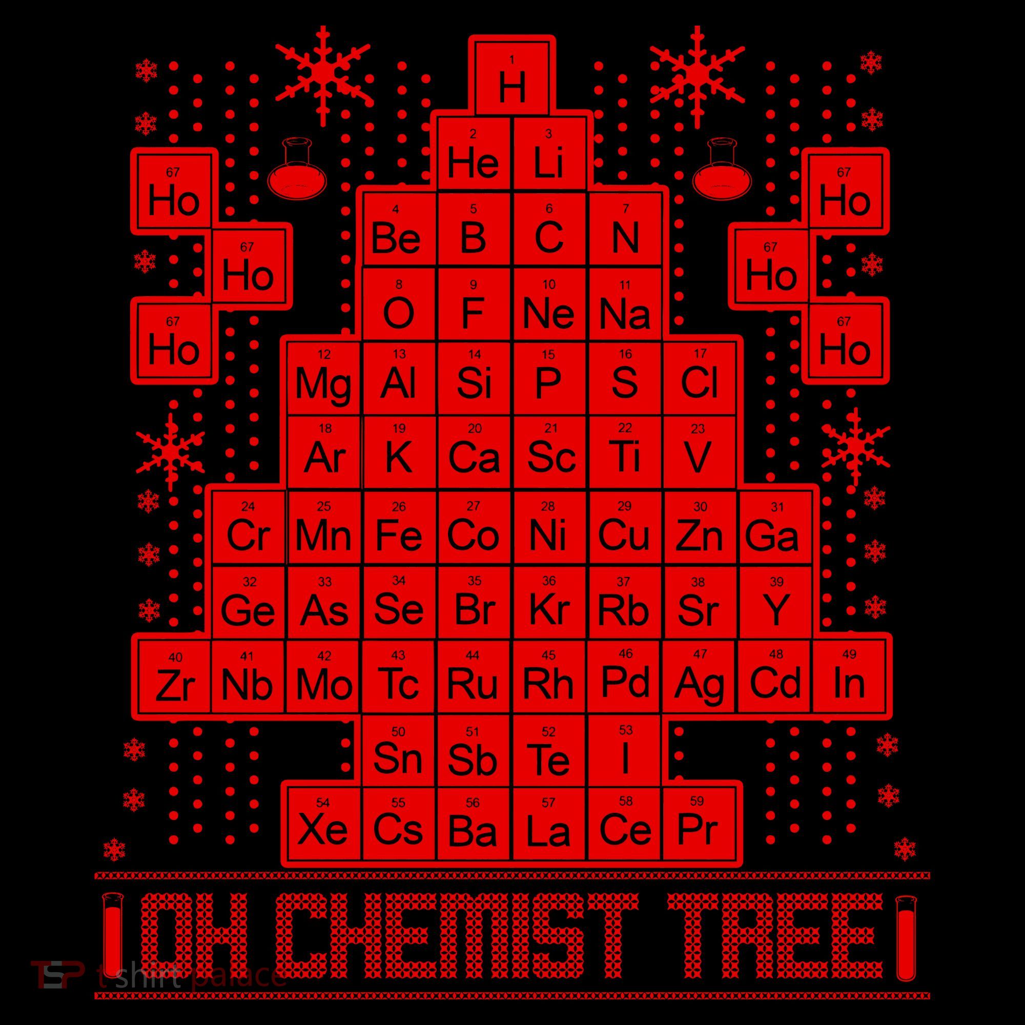 Oh Chemistry Tree Chemist Ugly Christmas Sweater Coffee Mug