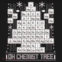 Oh Chemistry Tree Chemist Ugly Christmas Sweater Baby Long Sleeve Bodysuit thumb 2