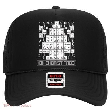Oh Chemistry Tree Chemist Ugly Christmas Sweater Hat
