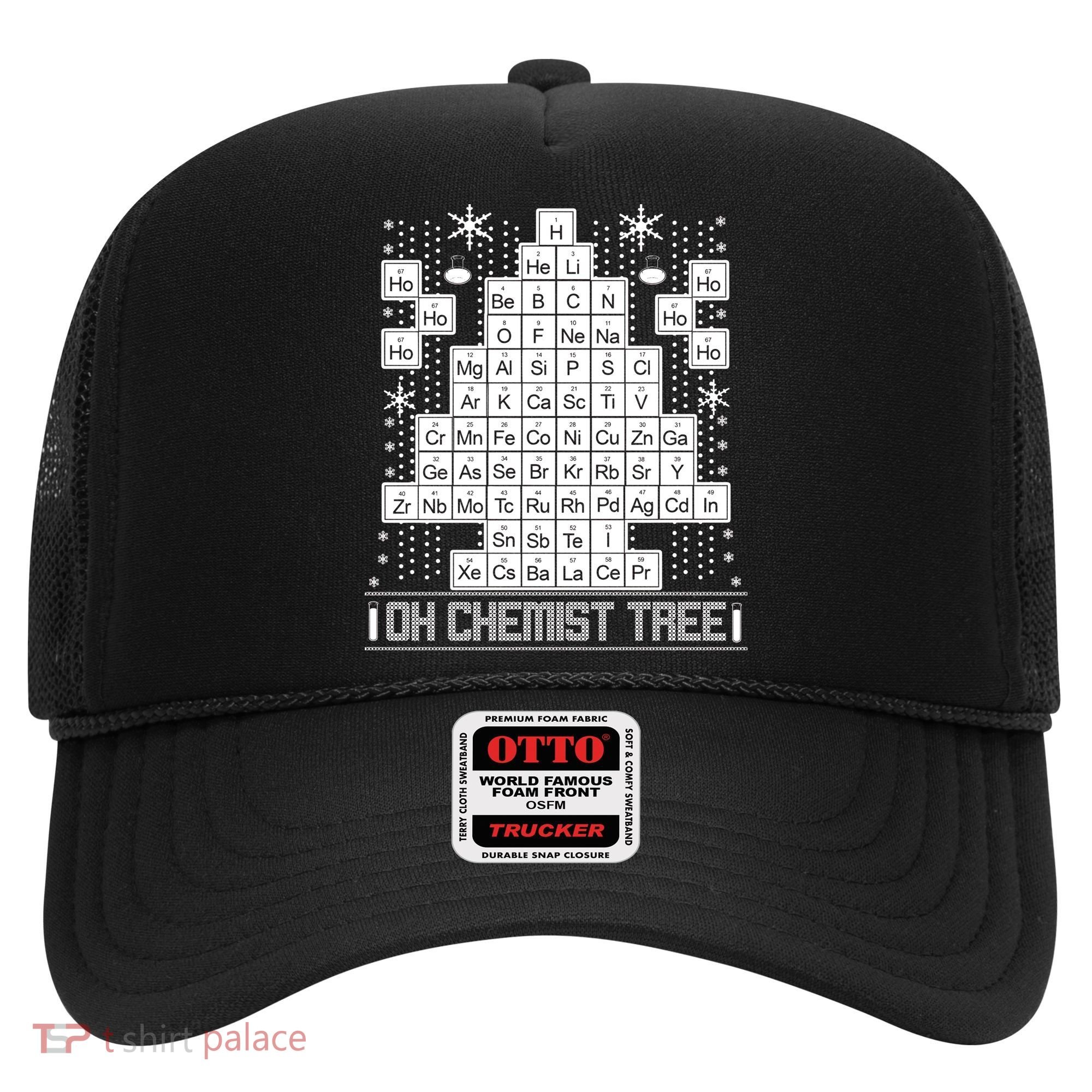 Oh Chemistry Tree Chemist Ugly Christmas Sweater Hat
