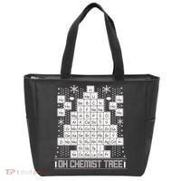 Oh Chemistry Tree Chemist Ugly Christmas Sweater Tote Bag thumb 0