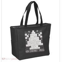 Oh Chemistry Tree Chemist Ugly Christmas Sweater Tote Bag thumb 2