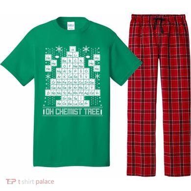 Oh Chemistry Tree Chemist Ugly Christmas Sweater Pajama Set